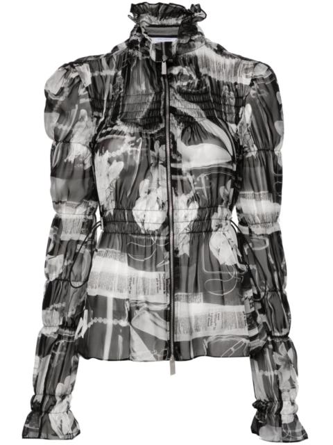 Off-White Xray silk blouse