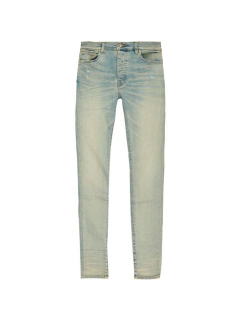 Stack low-rise skinny jeans