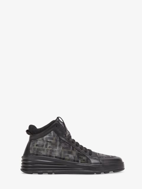 FENDI Multicolor tech mesh high-tops