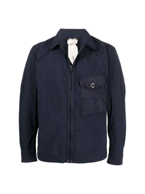zip-up pocket shirt jacket