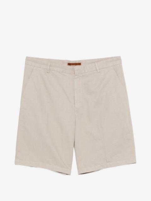 ZEGNA belt-loop shorts