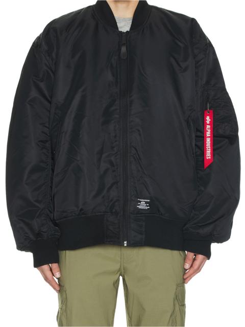 ALPHA INDUSTRIES MA-1 Blood Chit Flight Jacket Gen II
