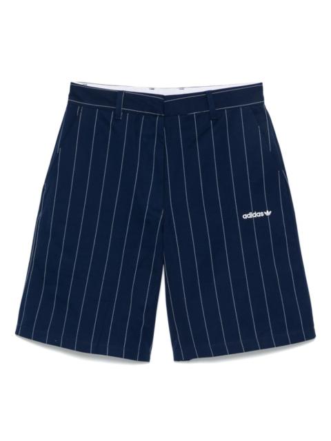 adidas pinstriped shorts