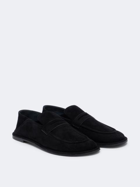 A.EMERY Clarence suede penny loafers