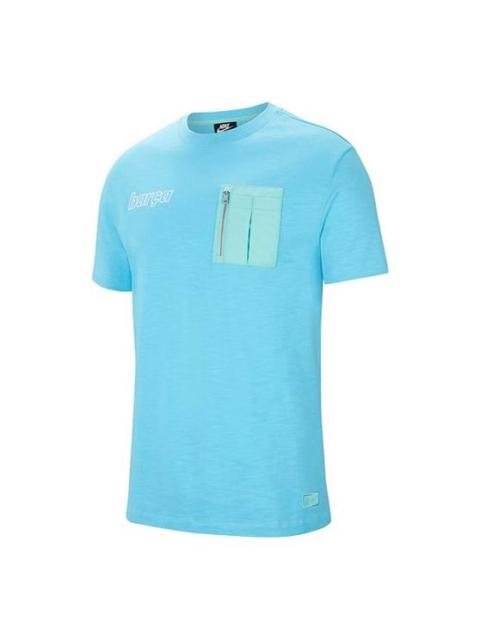 Nike Nike Sportswear FC Barcelona Pocket Training T-Shirt 'Blue' DC7280-425