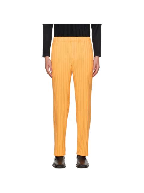ISSEY MIYAKE Orange Box Pleats Ensemble Trousers