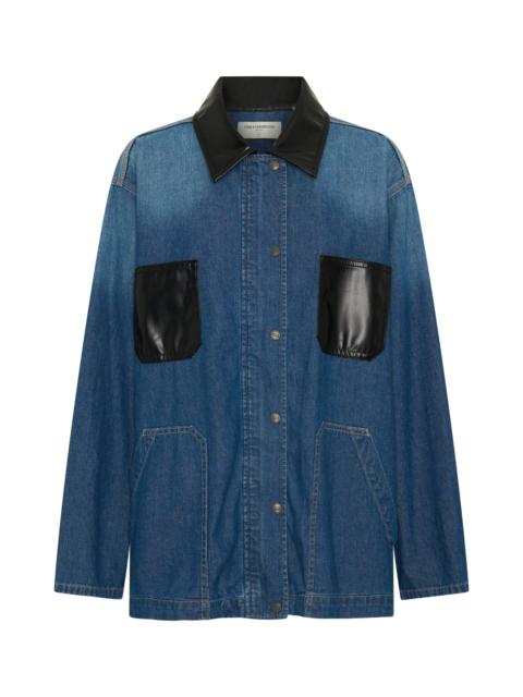 ONE TEASPOON My Boyfriends Denim Shacket - Blue Pasadena