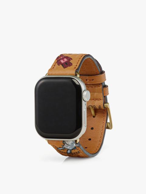 MCM 38-41mm Apple Watch Band in Rabot Visetos