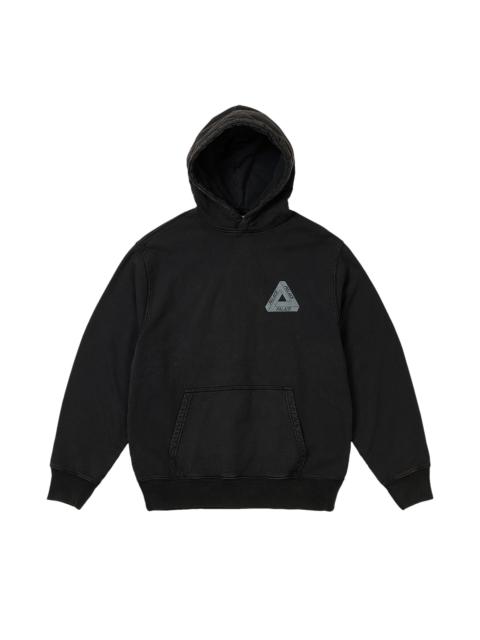 Palace Washed Out Tri-Ferg Hood 'Black'