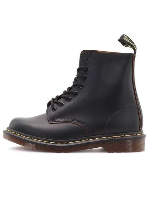 Dr. Martens 1460 Vintage Made In England Lace Up Boot 'Black Quilon' 12308001