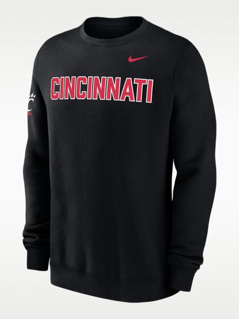 Nike Cincinnati Club Fleece Men's Nike College Crew-Neck Sweatshirt