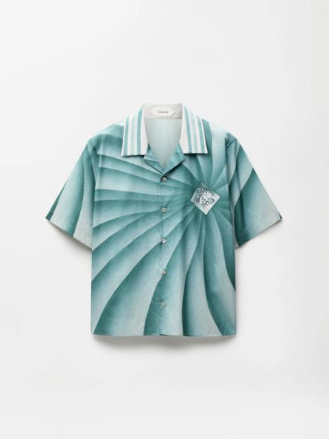 VERSACE Printed Cotton-Poplin Shirt