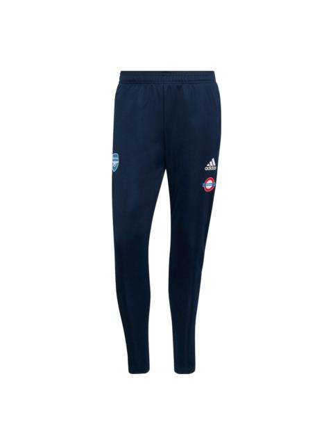 Men's adidas Logo Soccer/Football Sports Pants/Trousers/Joggers SW Fan Edition Arsenal Blue HG6235