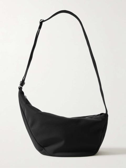The Row Slouchy Banana Two Leather-Trimmed Canvas Belt Bag