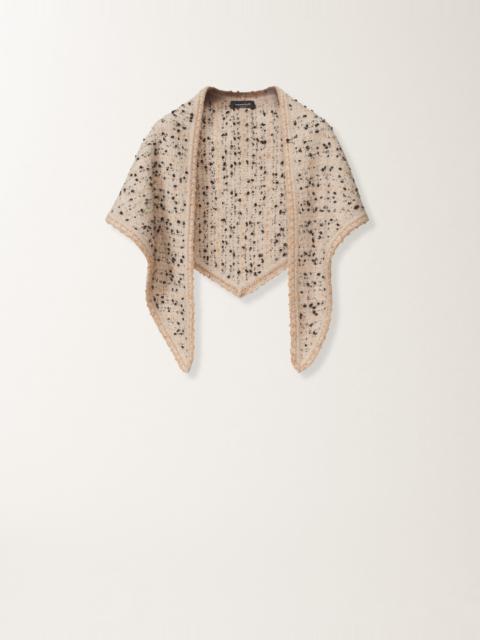FABIANA FILIPPI Buttoned tweed scarf
