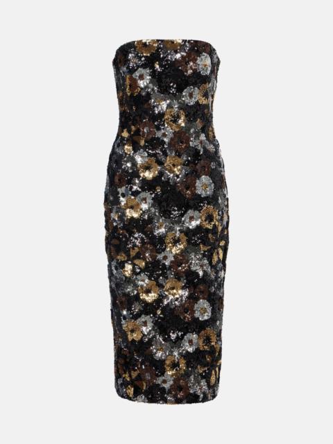 Max Mara Vacillo sequined midi dress