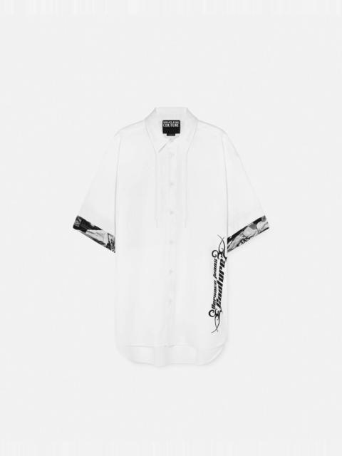 VERSACE JEANS COUTURE Magazine Short-Sleeved Shirt