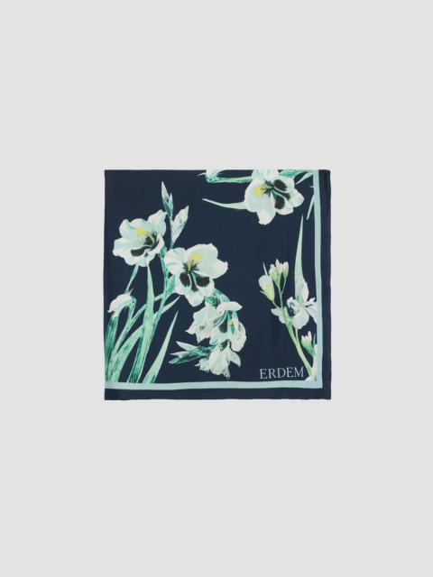 Erdem FLORAL PRINT SILK SCARF