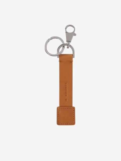 IL BISONTE leather keyring