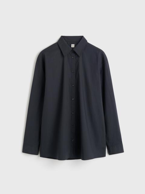 TOTEME Classic tumbled shirt midnight