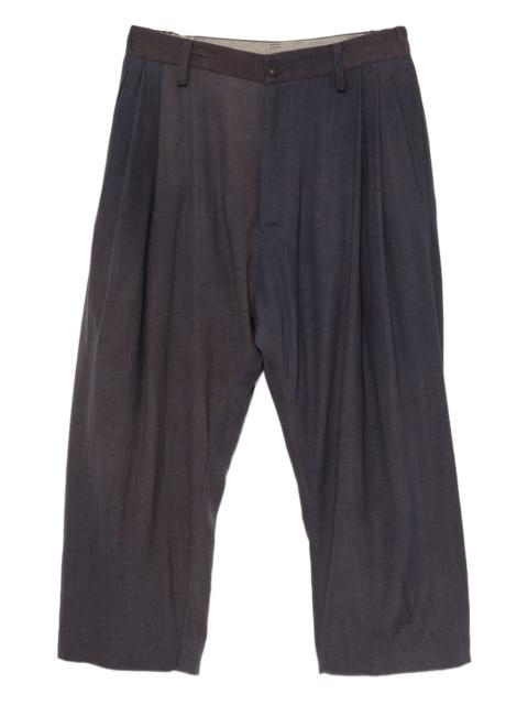 Ziggy Chen dyed wide-leg trousers