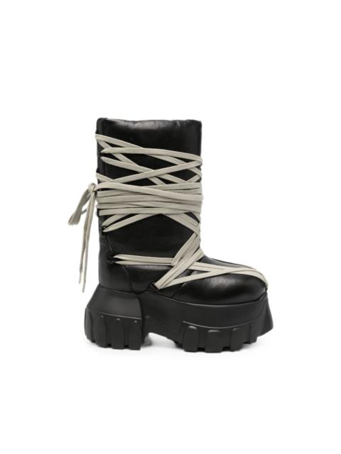 Rick Owens Megalace Lunar Mega Tractor lace-up boots