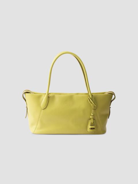 Prada Women's Leather Top Handle Bag - Yellow