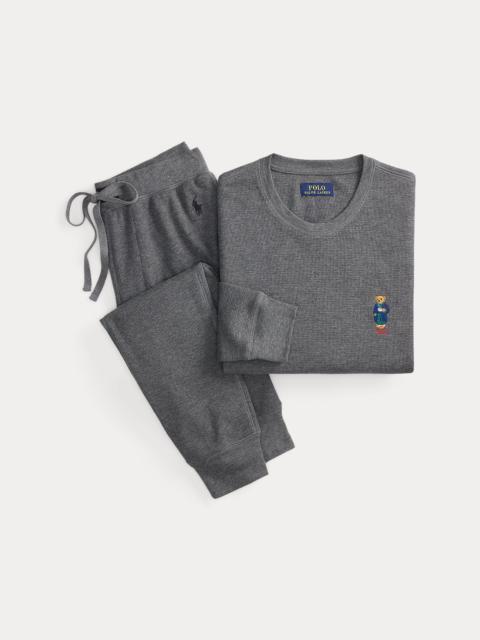 Polo Ralph Lauren Polo Bear Waffle-Knit Sleep Set