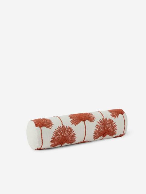 FREE PEOPLE Sunday Citizen Palm Leaf Embroidered Bolster Pillow