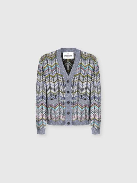 Missoni Cotton chevron cardigan with pockets