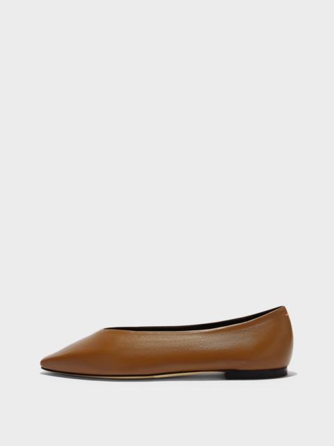Aeyde Betty Square-Toe Ballet Flats