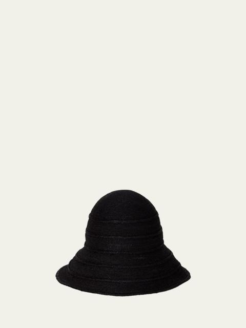 Janessa Leoné Zeke Straw Bucket Hat