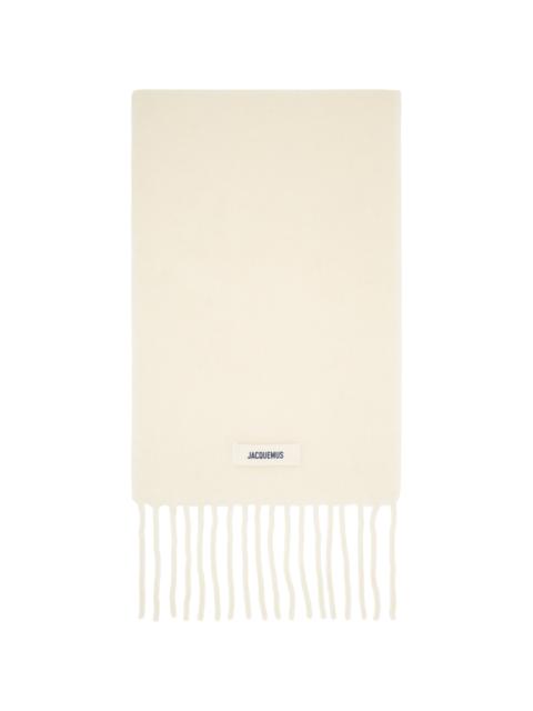 JACQUEMUS Off-White La Casa 'The Carro' Scarf