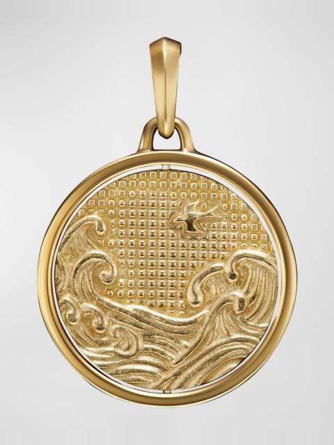 DAVID YURMAN Men's Duality Pendant in 18K Gold, 30mm