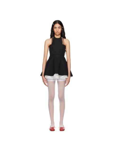 SHUSHU/TONG Black Two-Piece Minidress