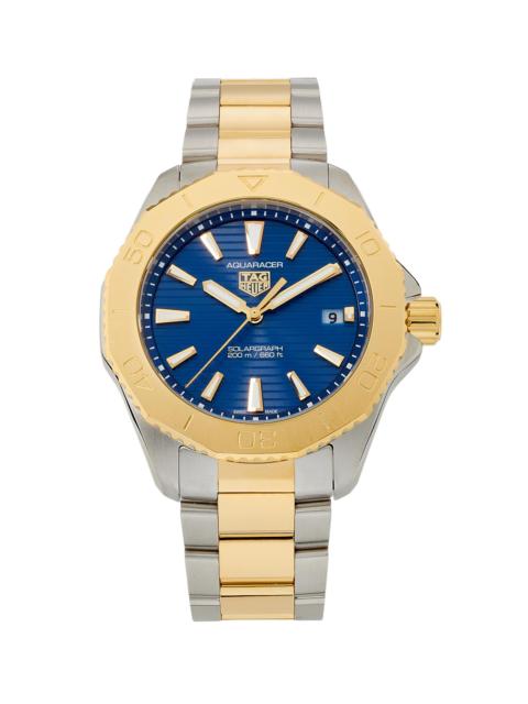 TAG Heuer Men's Aquaracer Stainless Steel & 18K Yellow Gold Bracelet Watch/40MM - Multi