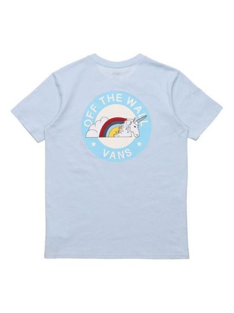 Vans (WMNS) Vans Printing Short Sleeve Light Blue VN0A54IMUUU