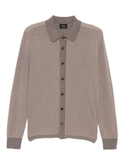 Brioni jacquard shirt