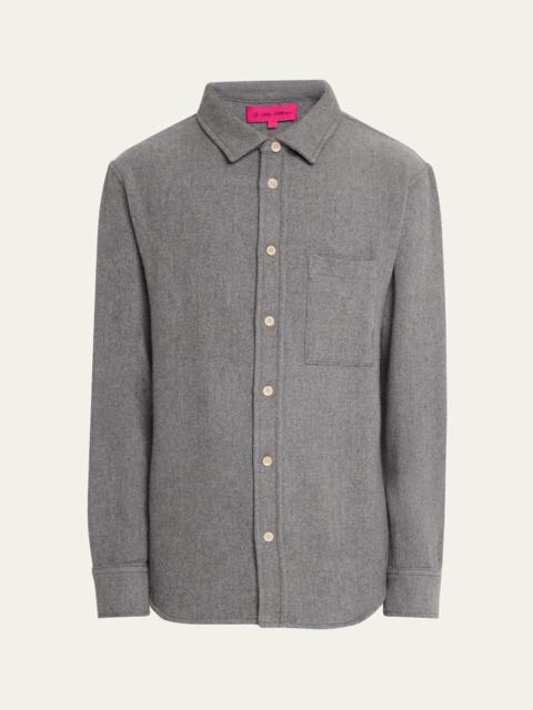 The Elder Statesman Men's Cashmere Sport Shirt