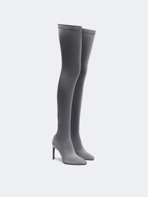 Victoria Beckham Harlow jersey over-the-knee boots