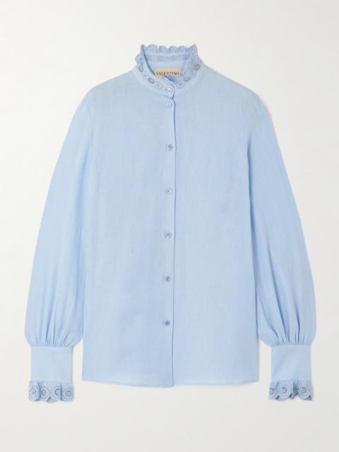 Embroidered Linen Shirt