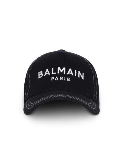 Balmain Embroidered Balmain Paris cap
