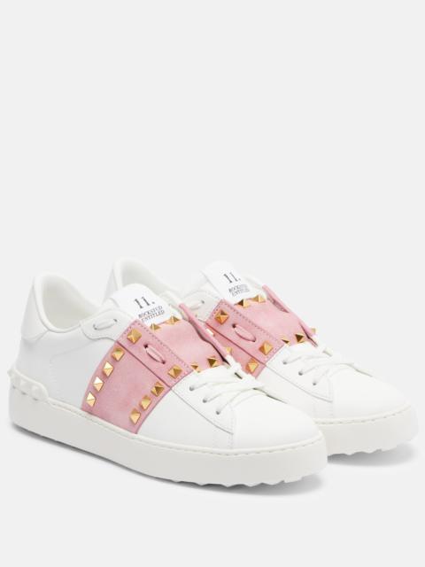 Valentino Rockstud Untitled leather sneakers