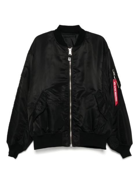 MASTERMIND WORLD x Alpha Industries MA-1 jacket
