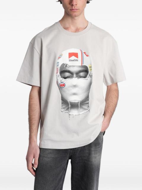 ih nom uh nit graphic-print cotton T-shirt
