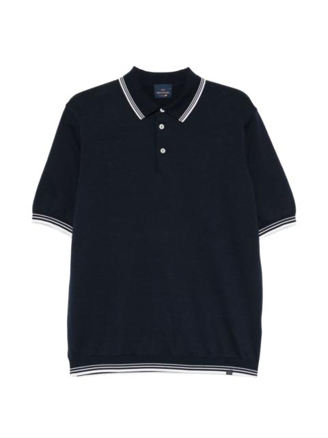 Paul & Shark striped-trim polo shirt