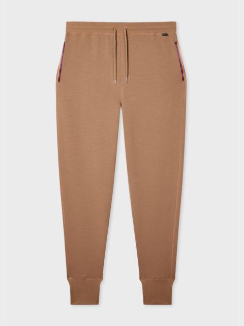 Paul Smith Tan Cotton-Blend 'Artist Stripe' Lounge Pants