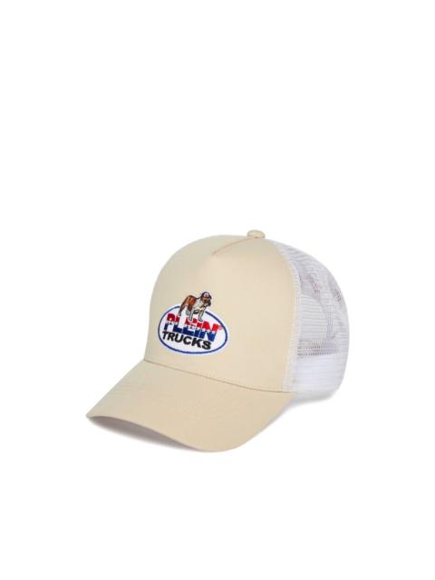 PHILIPP PLEIN bulldog-emblem mesh cap