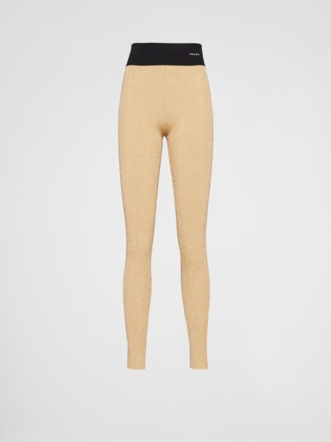 Prada Lamé leggings