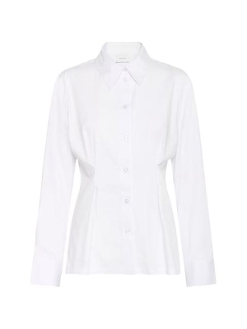GESTUZ Gzopy pleated-waist shirt